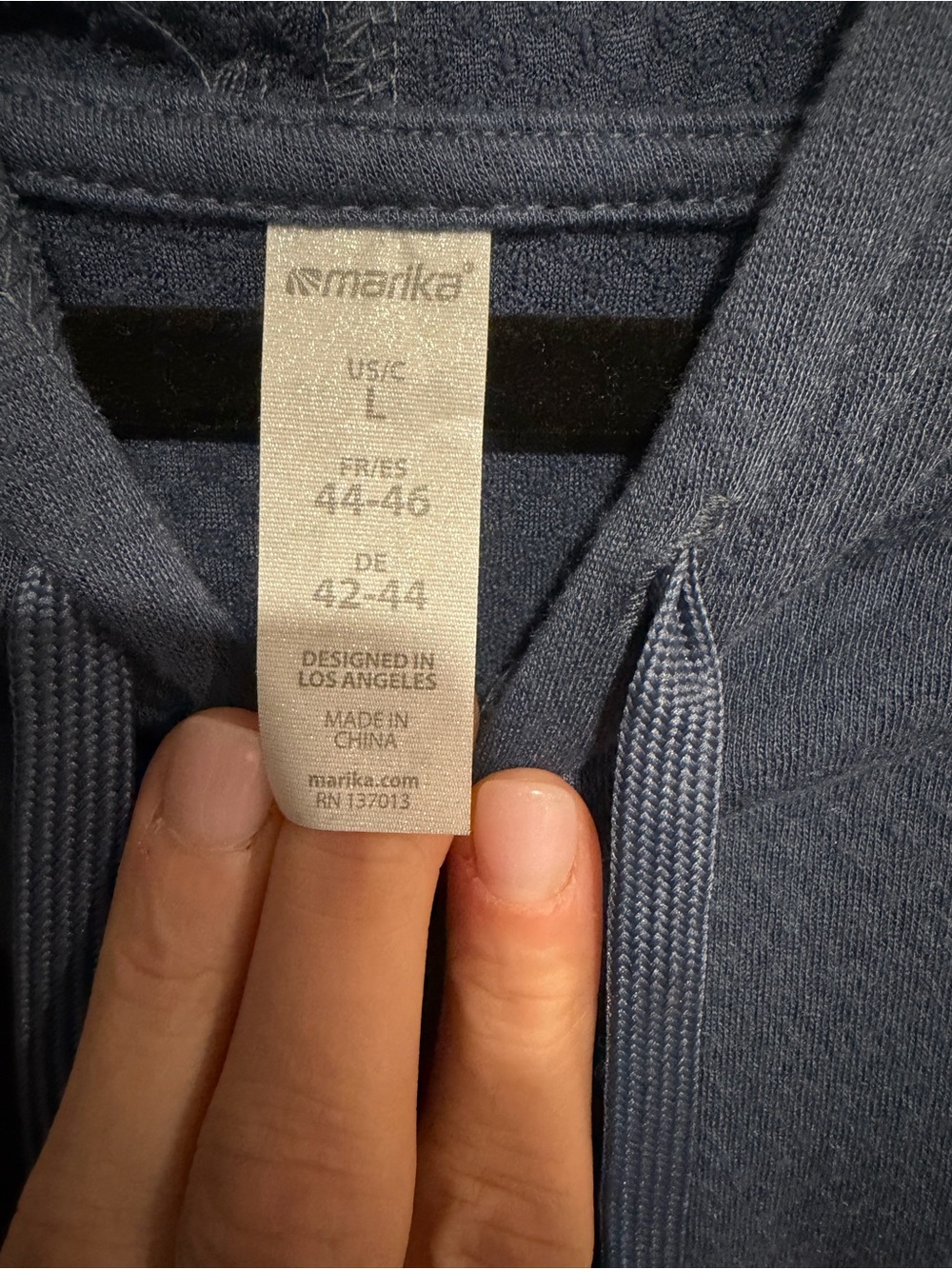NWT Marika Pullover Hoodie in color Partly Cloudy Size Large - Picture 6 of 9
